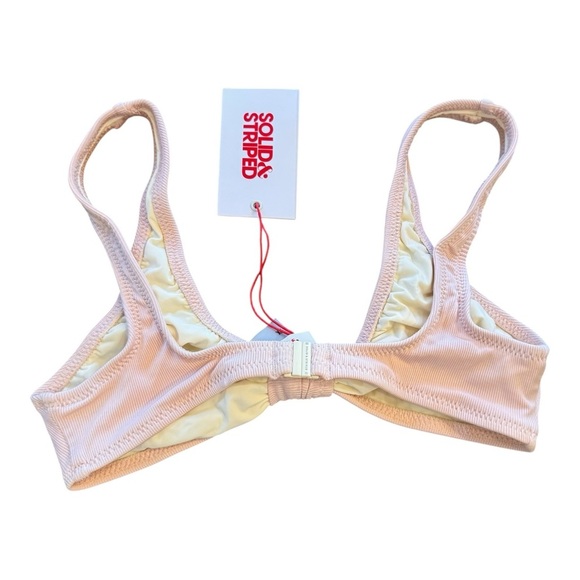 Solid & Striped Jade Bikini Top in Ballet Rib NWT - Picture 5 of 6